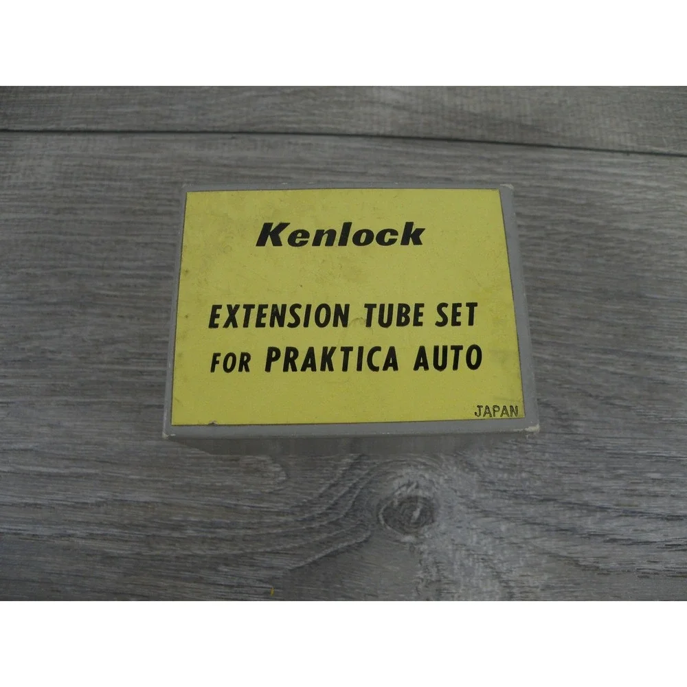 Kenlock Extension Tube Set for Praktica Auto Macro Photography Japan